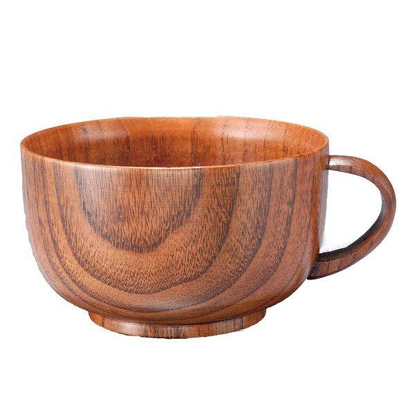 木のスープカップ