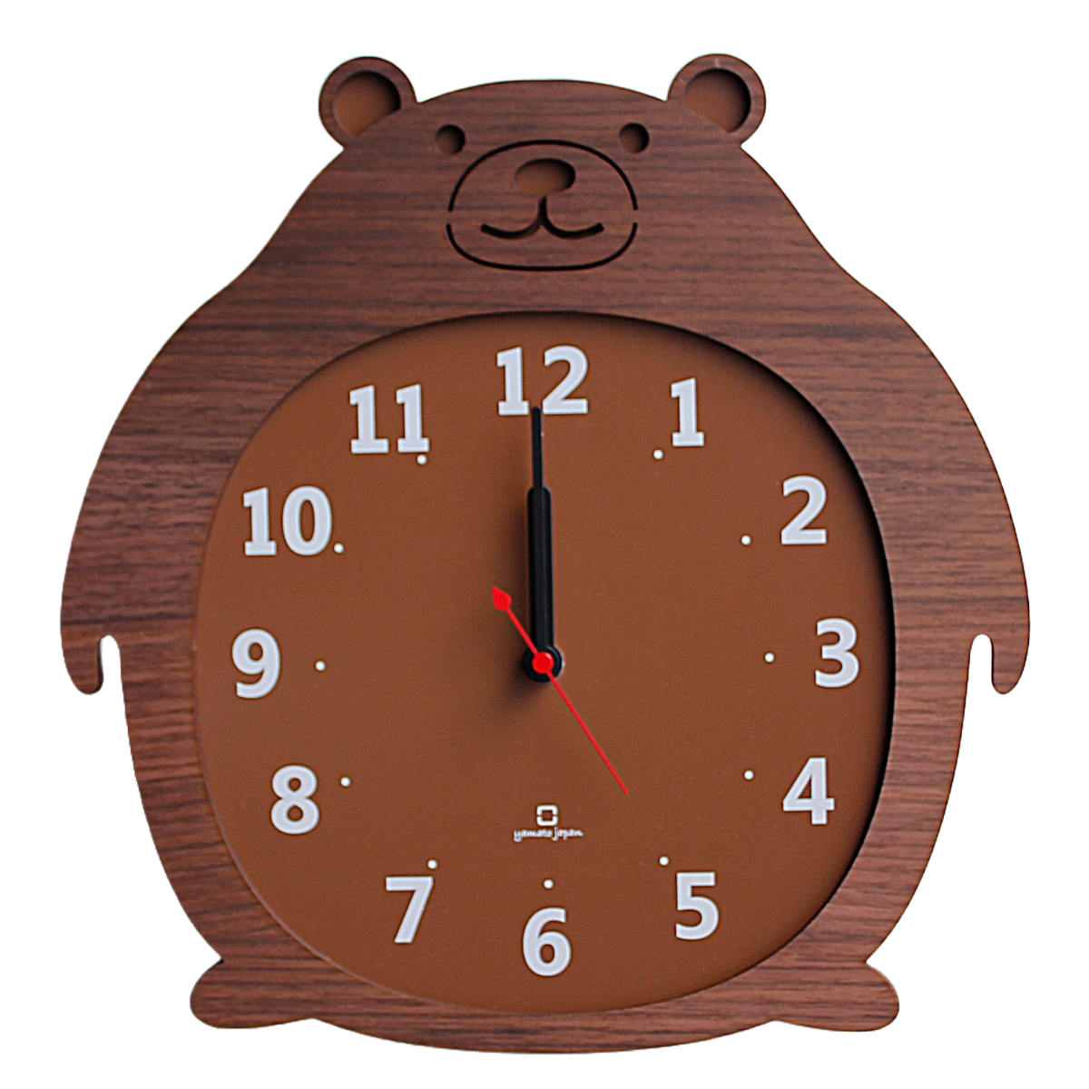 掛け時計 木製 ヤマト工芸 yamato Clock Zoo クマ （ 壁掛け時計 かけ