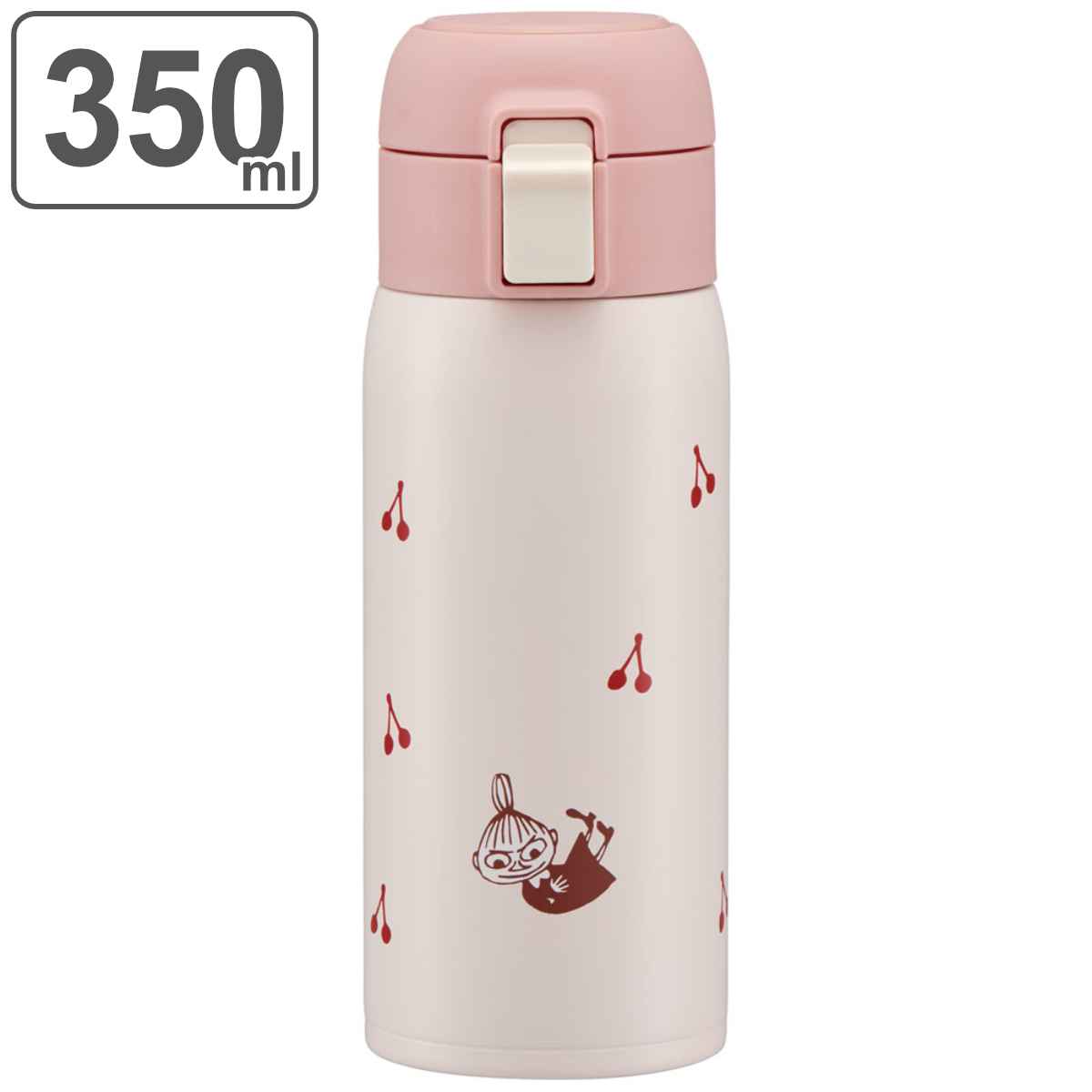 水筒 350ml ステンレス ワンタッチ 直飲み ムーミン リトルミイ