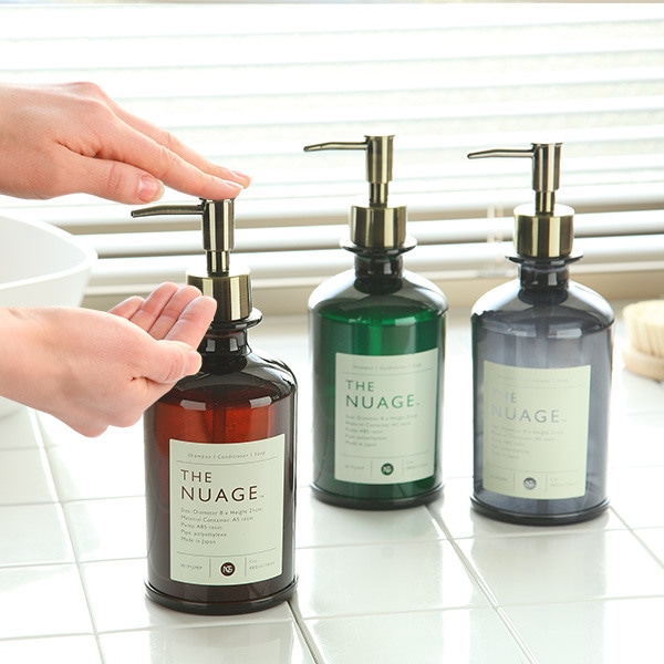 ディスペンサー 480ml Nuage おしゃれ シャンプー コンディショナー
