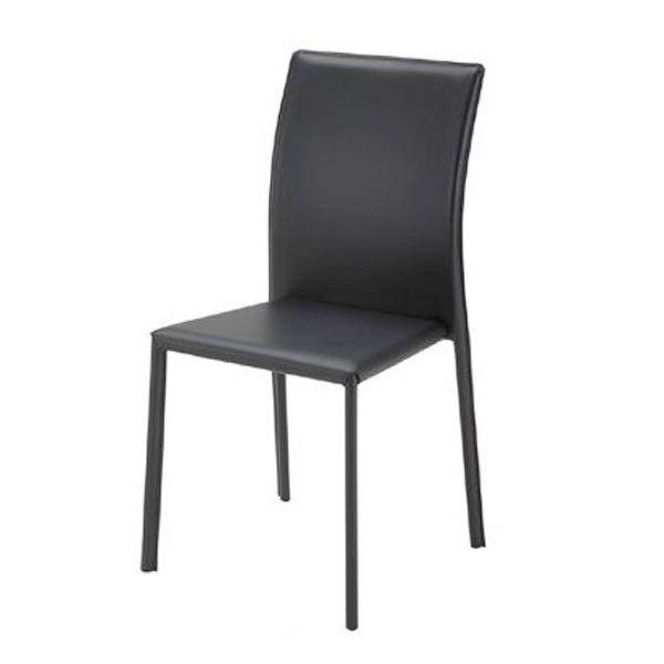 ダイニングチェア 4脚セット スタッキングチェア BRIGHT 座面高43cm ホワイト（ イス いす チェア チェアー ダイニングチェアー