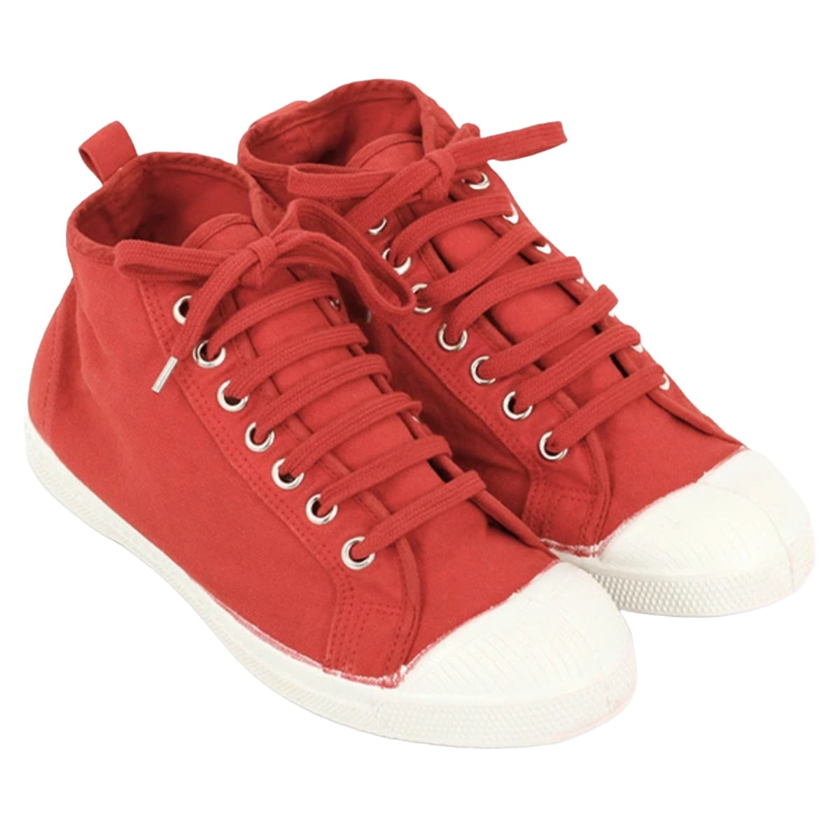 スニーカー BENSIMON TENNIS STELLA （ レディース メンズ 紐 キャンバス くつ 紐靴 靴 キャンバス地 クツ 23