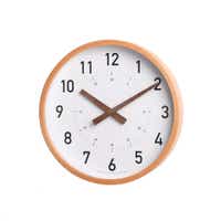 掛け時計 キャンパスウォールクロック Sサイズ 60min 天然木 （ 時計 壁掛け時計 掛時計 壁掛け 知育時計 とけい クロック 木製