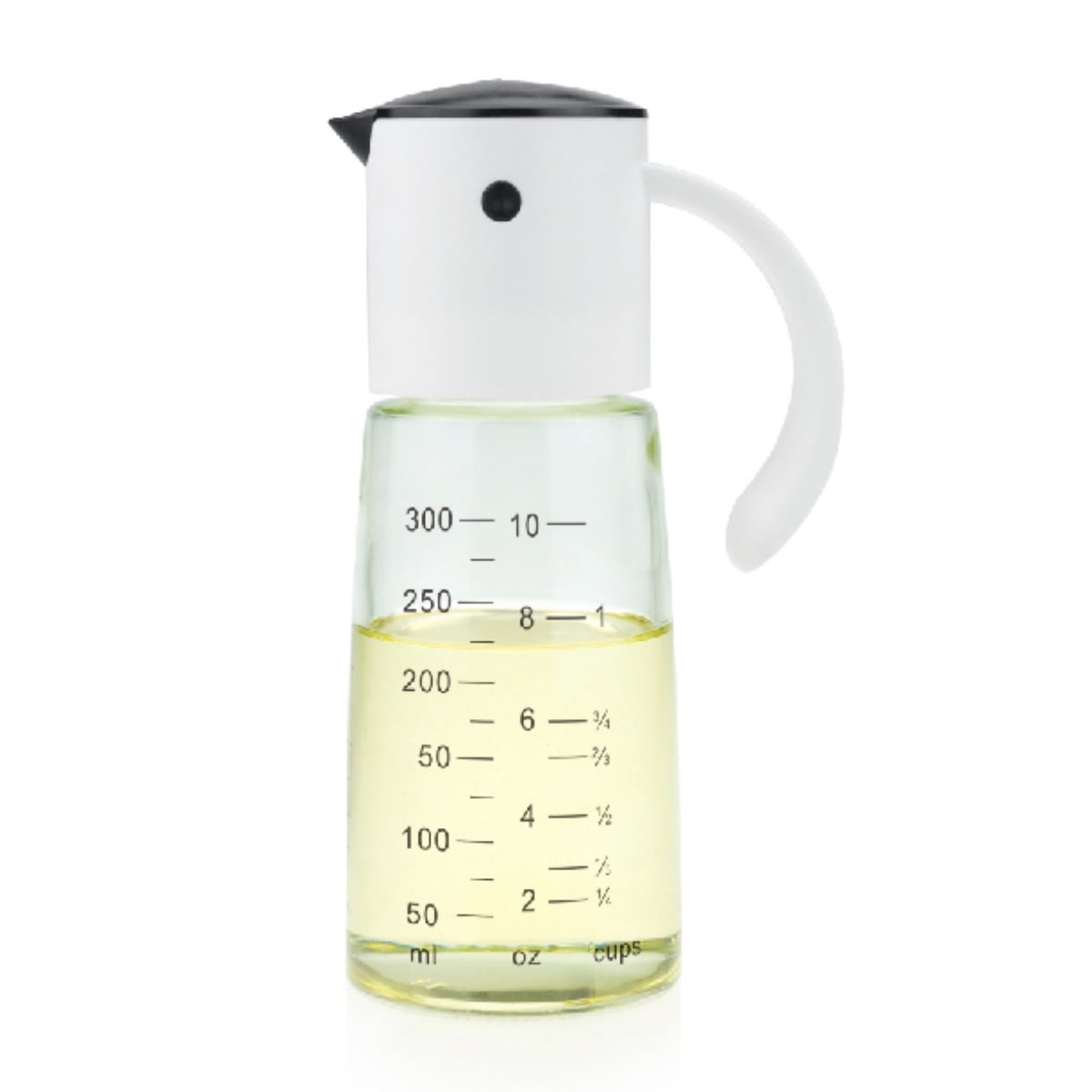 EKO オイル＆ビネガーディスペンサー 食洗機対応（ オイル ビネガー ディスペンサー ガラス オイルボトル 詰め替え 卓上 容器 自動開閉