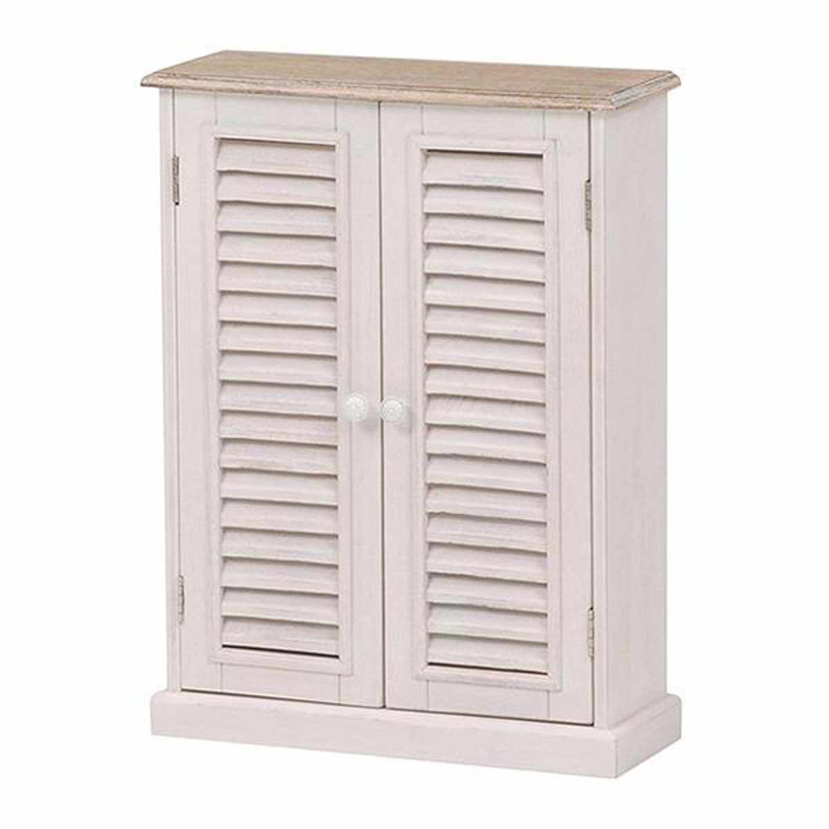 ブロカントシリーズ　アンティーク調　キャビネット　食器棚　シャビー ブロカントシリーズ アンティーク調 キャビネット 食器棚 シャビー