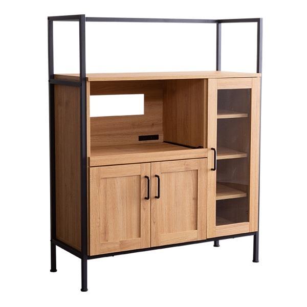 棚 省スペース ヴィンテージ レンジ台 コンパクト キッチン棚 家電収納