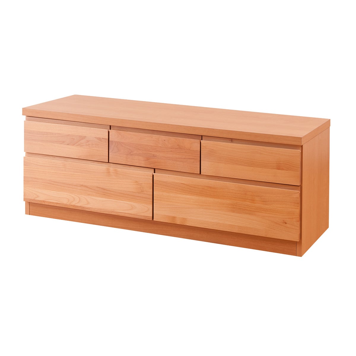 アルダー無垢材7段チェスト タンス(引取歓迎) 【公式通販】