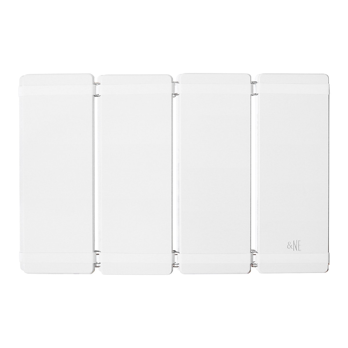 ＆NE バスマット 珪藻土 折りたたみ 60×39cm （ バス マット 珪藻土マット 速乾 吸水 速乾性 お風呂 浴室 長方形 大理石