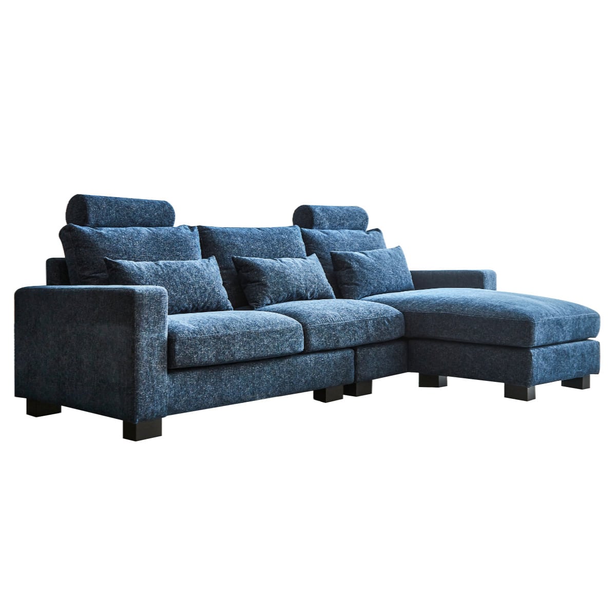 カウチソファ 三人掛け 幅250cm L字 エリザベス2 開梱設置（ コーナーソファ ソファー ソファ ソファセット 肘付き カウチ コーナー