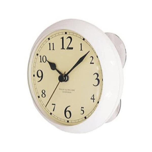 バスクロック ディシェル スタンド＆ウォールシャワークロック お風呂 時計 防水（ 防滴時計 置時計 吸盤 バスルーム 防滴クロック シャワー