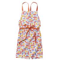 エプロン 綿100％ ポケット付き カラフル ティント（ キッチンエプロン 台所エプロン アビチュアル 大人用 綿 コットン 100％ カフェ