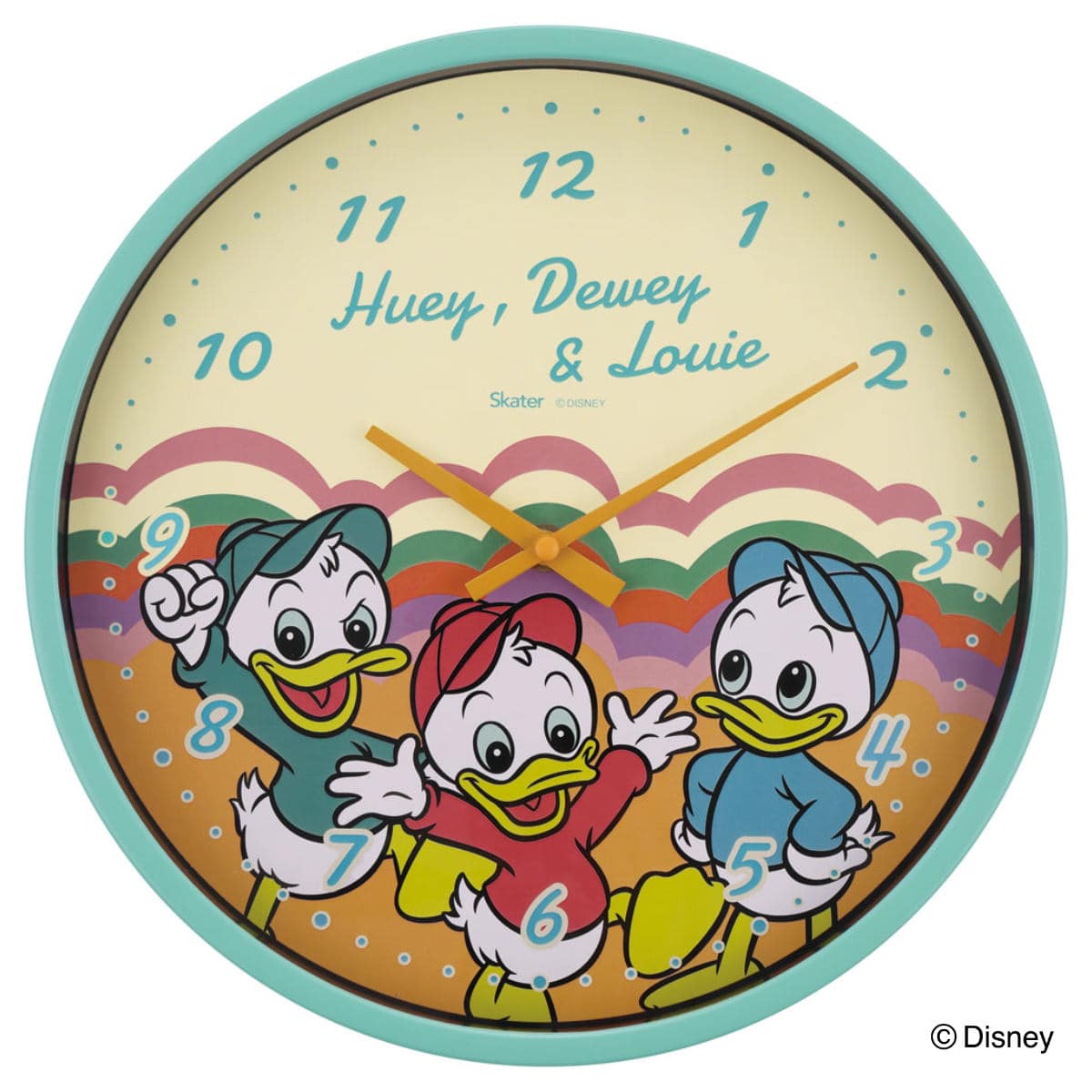 掛け時計 レトロ ディズニー （ ヒューイ デューイ ルーイ バンビ ミッキー ミニー チップ＆デール プーさん 時計 壁掛け時計 ウォール