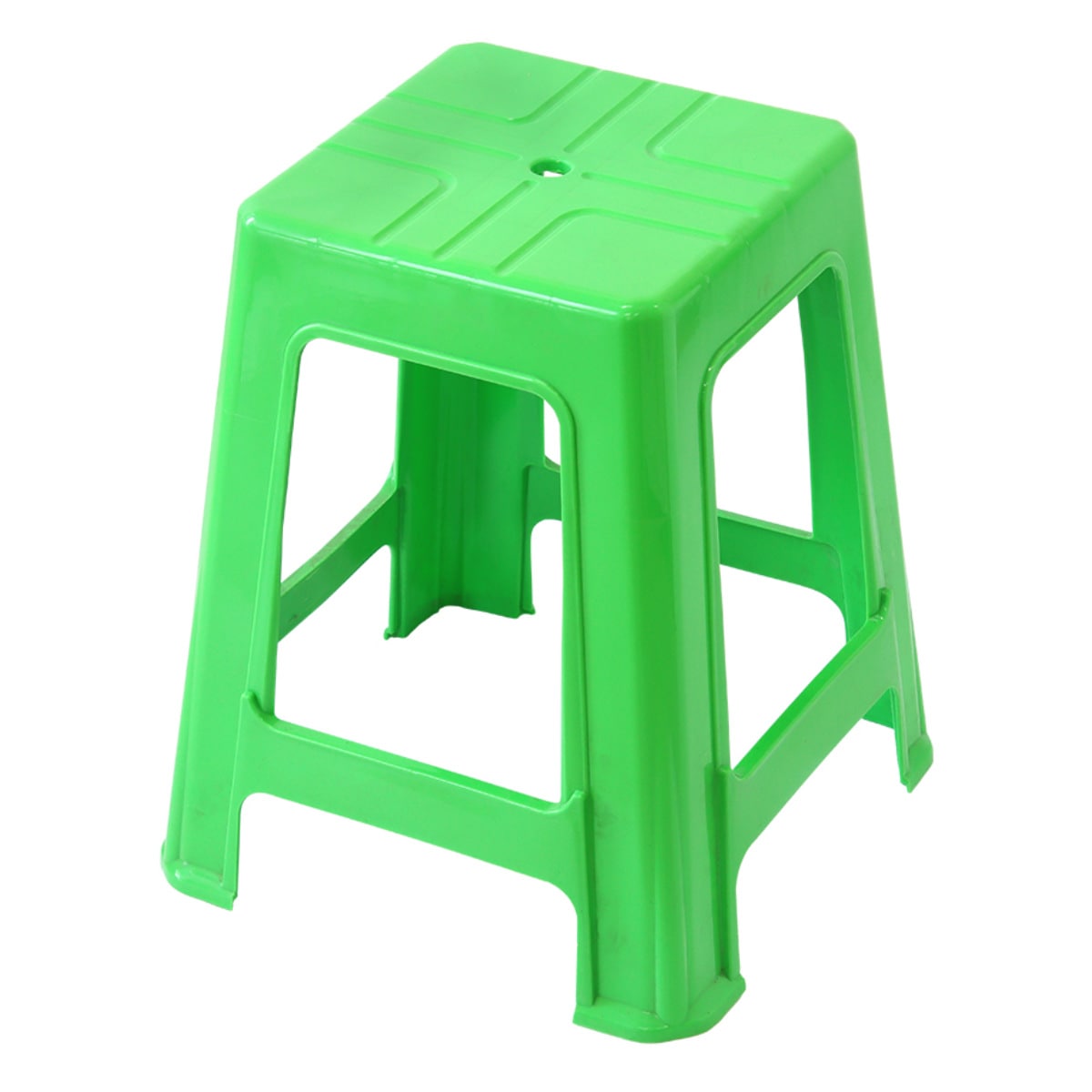 スツール 座面高45.5cm スタッキング可能 プラスチック （ 簡易椅子 椅子 イス 軽い 軽量 積み重ね 四角 アジアン雑貨 屋台風
