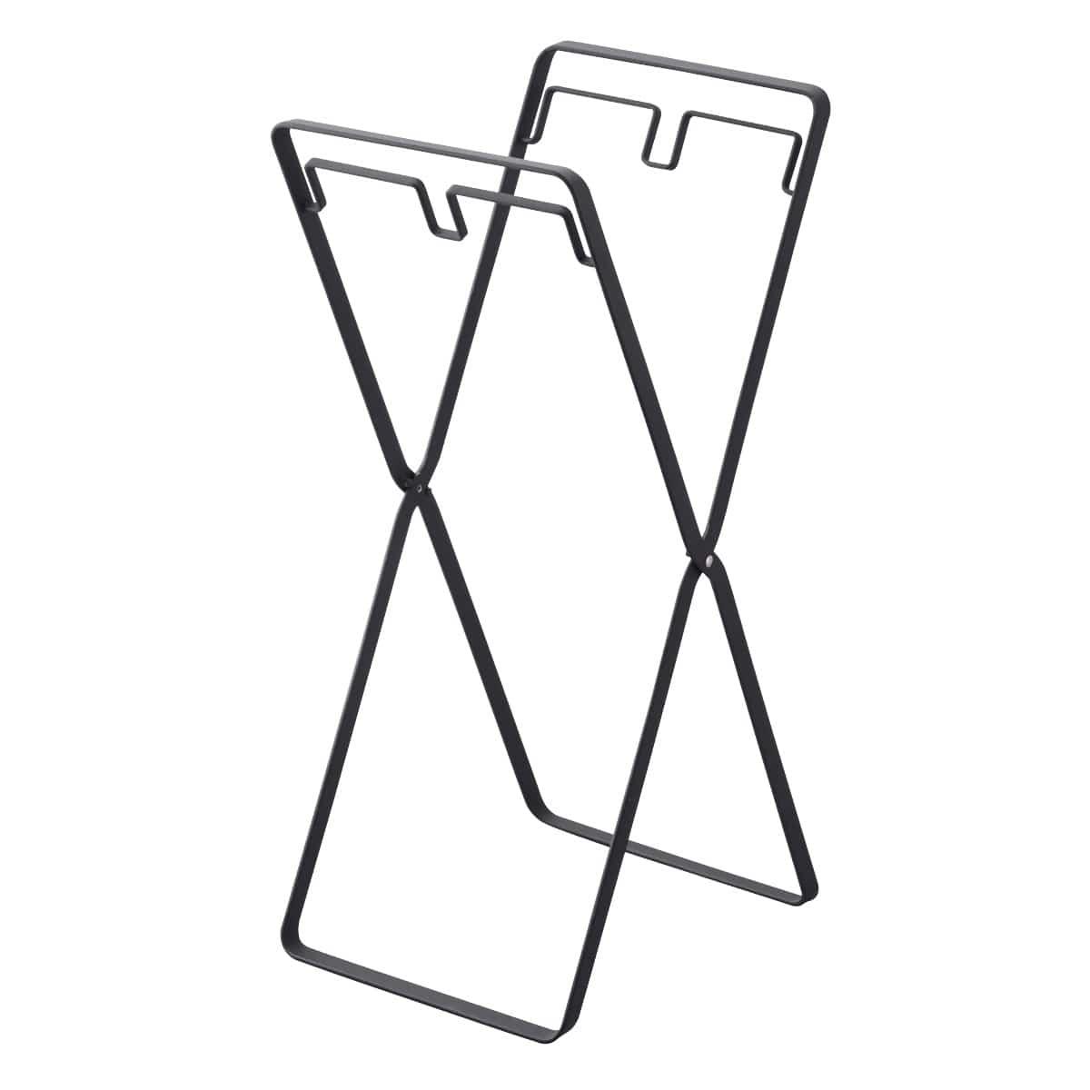 tower レジ袋2連＆30Lゴミ袋スタンド タワー （ 山崎実業 ゴミ袋スタンド レジ袋2連フック 30L対応ゴミ袋 スタンド 30L