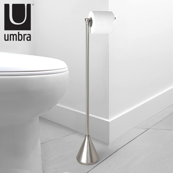 トイレットペーパーホルダー umbra アンブラ ピナクル トイレットペーパースタンド（ トイレットペーパー ホルダー トイレ収納 縦型