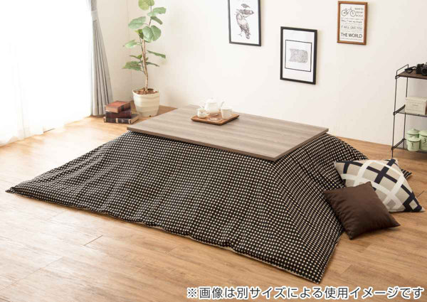 こたつ布団カバー 185×185cm 正方形 綿100％ 日本製（ こたつ布団