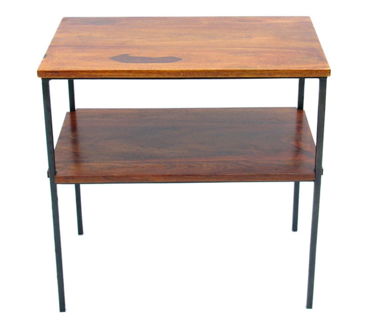 サイドテーブル 幅50cm 木製 ラック アイアン（ ナイトテーブル