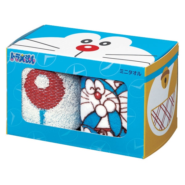 タオルチーフ 2枚組 25×25cmドラえもんプチギフト B( タオル セット 2