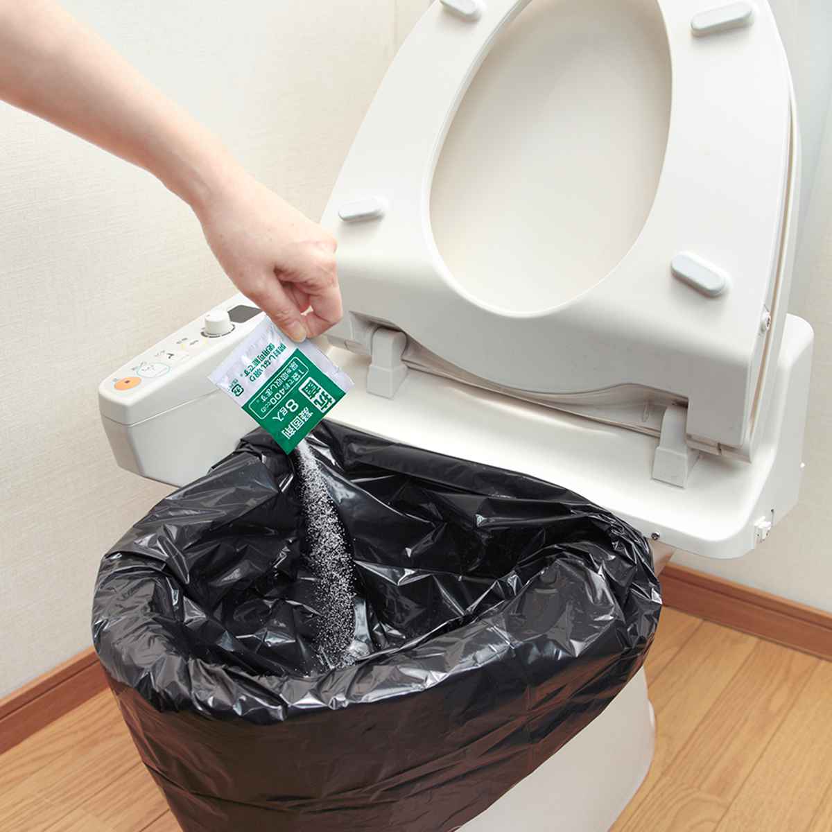 ポータブルトイレ トイレ 凝固剤 抗菌 非常時 介護（ 処理袋 非常用
