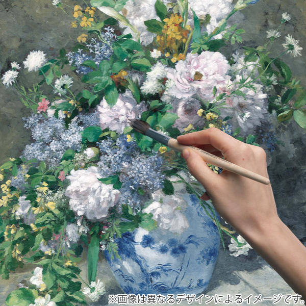 絵画 『すみれの花束をつけるベルト・モリゾ』 42×34cm エドゥアール