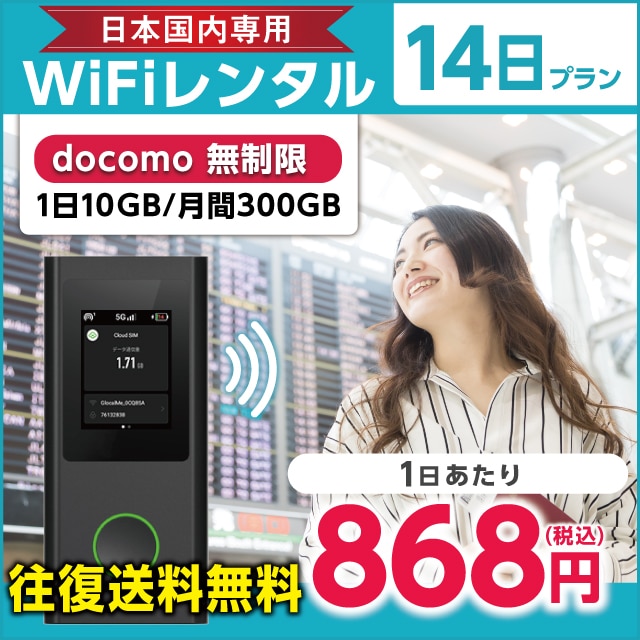 WiFi^ 14v docomo (110GB/300GB)