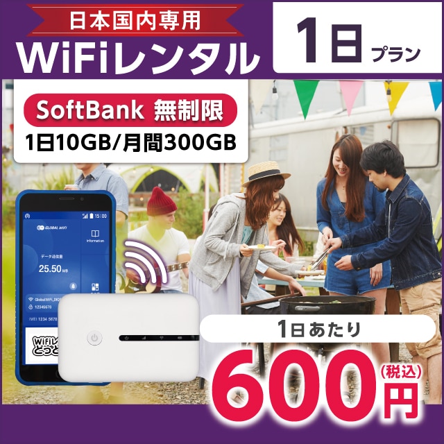 WiFi^ 1v Softbank (110GB/300GB)