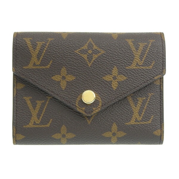 送料無料】ルイヴィトン LOUIS VUITTON ショップ袋付き 三つ折り財布 