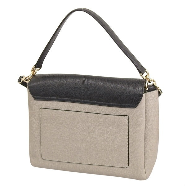 フルラ バッグ レディース ショルダーバッグ 2WAYバッグ レザー グレー×ブラック DAFNE M SHOULDER BAG