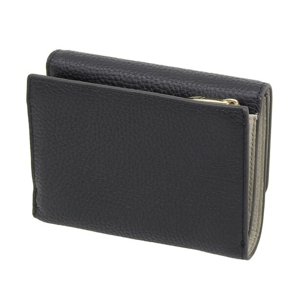 送料無料】フルラ 財布 レディース 二つ折り財布 レザー ブラック