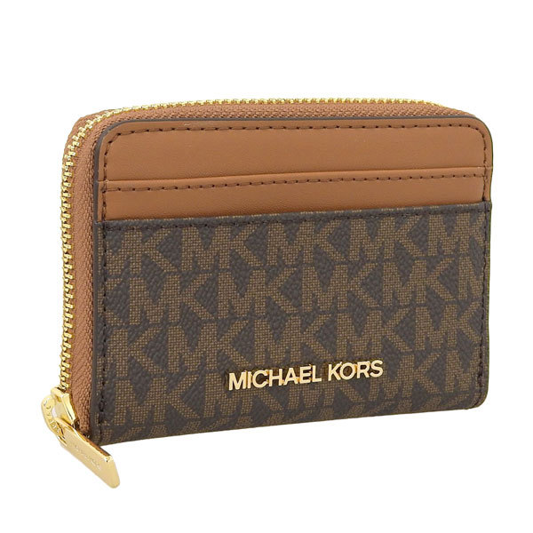 【新品未使用】MICHAEL KORS  カードケース　ブラウン