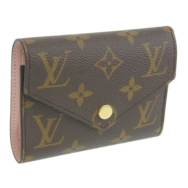 送料無料】ルイヴィトン LOUIS VUITTON ショップ袋付き 三つ折り財布