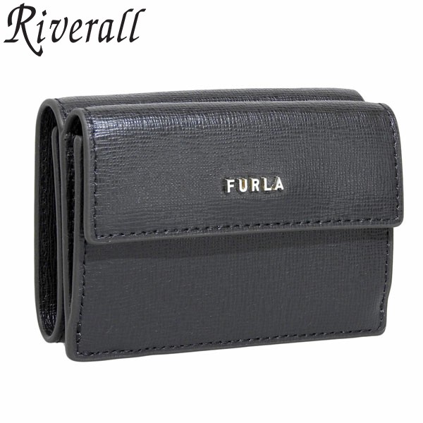 【新品未使用】FURLA 三つ折り財布 ブラック フルラ