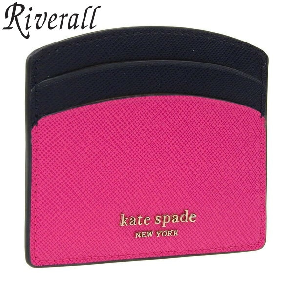 ケイトスペード KATE SPADE SPENCER CARD HOLDER カードケース 名刺ケース レザー ピンクマルチ系 レディース