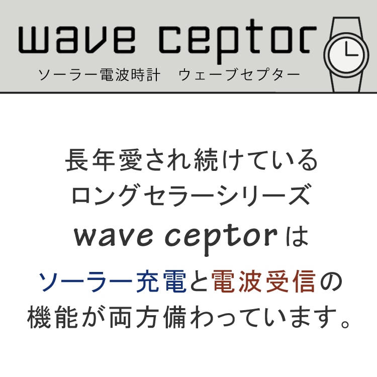 自分でバンド調整可】【国内正規品】CASIO(カシオ) wave ceptor ...