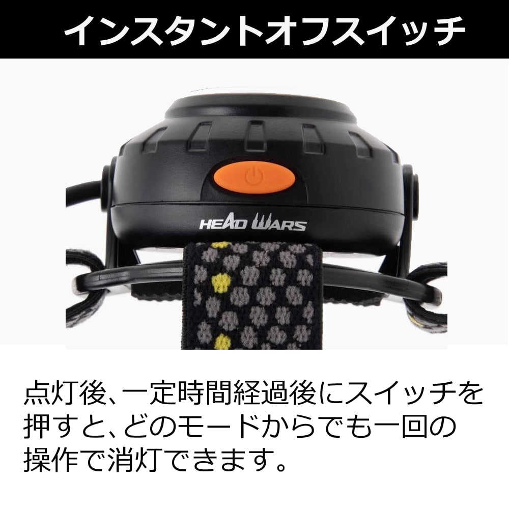 すぐに使える電池セット】【ヘッドライト】ジェントス LEDヘッドライト