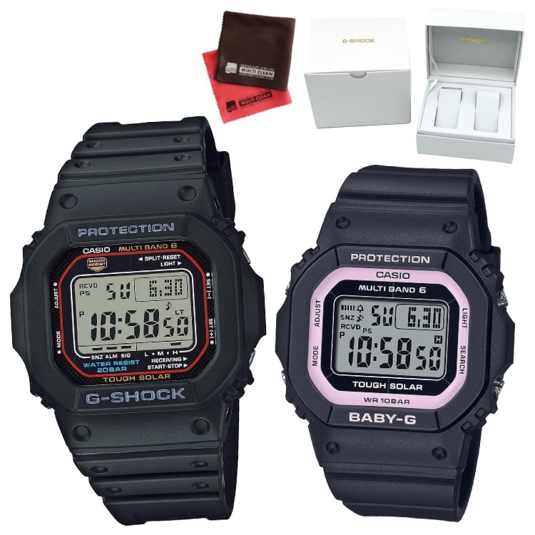 専用ペア箱入りセット・クロス2枚付）カシオ CASIO 腕時計 GW-M5610U