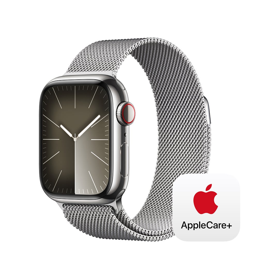 Apple Watch Series 9iGPS + Cellularfj- 41mmVo[XeXX`[P[XƃVo[~l[[[v with AppleCare+