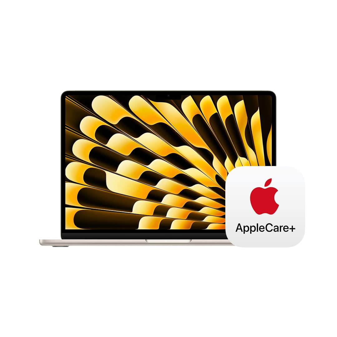 13C`MacBook Air: 8RACPU10RAGPU𓋍ڂApple M3`bv, 16GBjt@Ch 1TB SSD - X^[Cg with AppleCare+