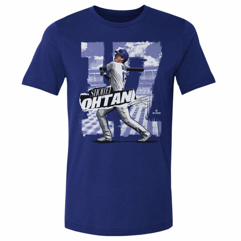 MLB Jĕ hW[X TVc Los Angeles D Rough WHT T-Shirt 500Level Cu[